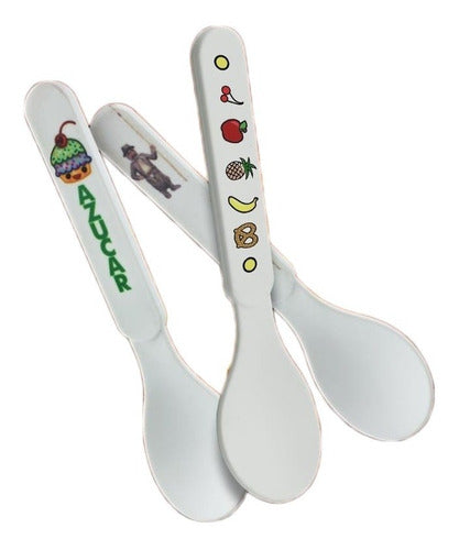 Polymer Sublimable Spoons X 60 Units 0