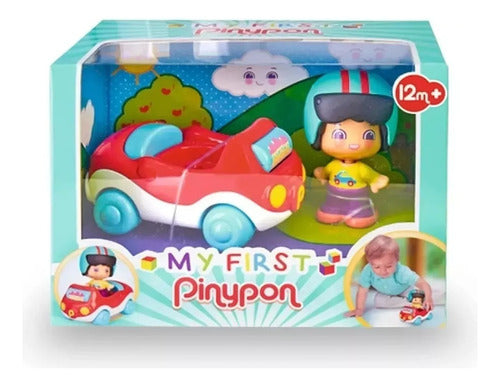 Red Car Vehicle with Baby Figure - My First Pinypon 1