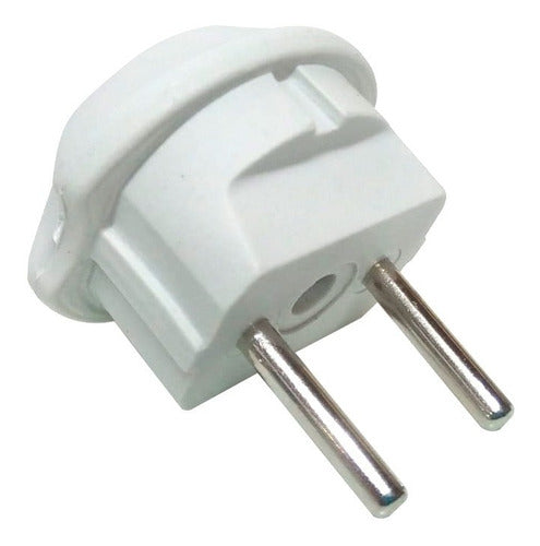 Adaptador Enchufe 3 Patas A 2 Patas Cilindricas Combo X 5u 2