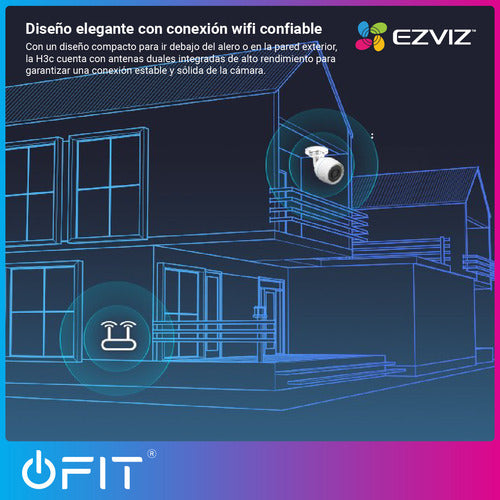 Camara Seguridad Wifi Full Hd Ezviz Audio Color+memoria 4