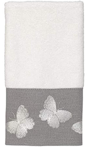 Avanti Linens Yara Collection, Fingertip Towel with Embellished Edging 0