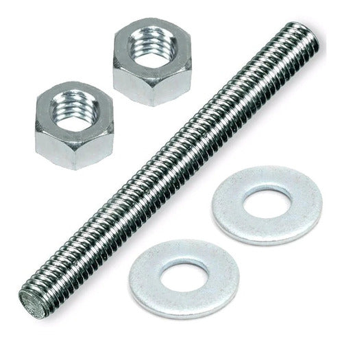 Threaded Rod 5/16 - 8mm x 1 Meter + Nuts and Washers 0