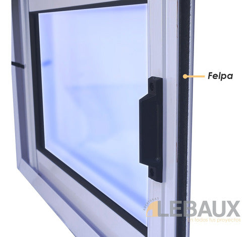 Felpa 7x6 mm 10 m for Aluminum Window Opening by Lebaux 6