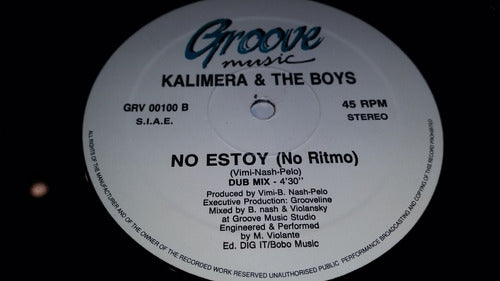 Kalimera & The Boys No Estoy (no Ritmo) Vinilo Maxi Italy 93 1