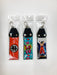 Sublimated Strap Keychain Set of 6 Anime Designs Bulk 6