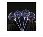 LED Multicolor Crystal Light-Up Balloon Stick x10 Pack 1