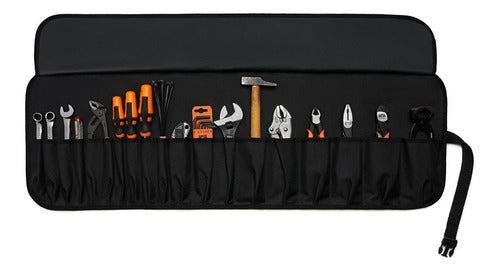 Heavy Duty Tool Bag with Anti-Fall Lid and Double Base 0