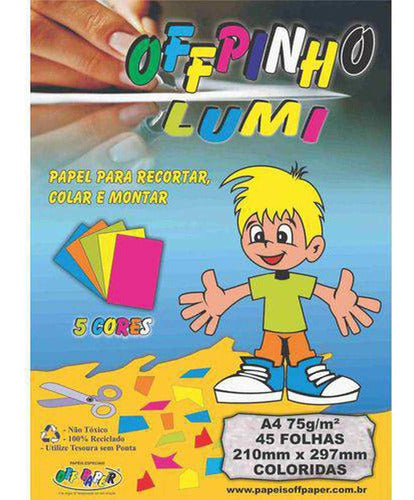 Bloco Para Educacao Artistica Offpinho Lumi A4 120g 25fls. 0