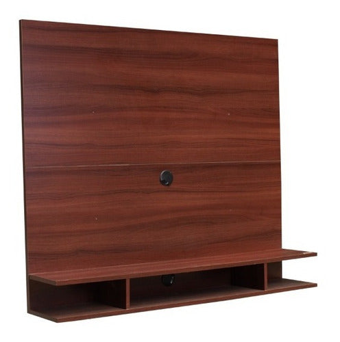 TV Panel with Shelf Mod. 2608 Cedar - Platinum 1