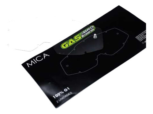 Gas Bro Lenses Mica X2 Transparent Fox Air - Wirtz - 100% 1