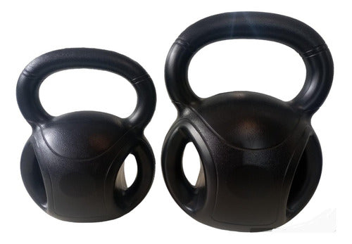 Set Russian Kettlebell With Side Handle 4kg+8kg+12kg PVC 770 Store 2