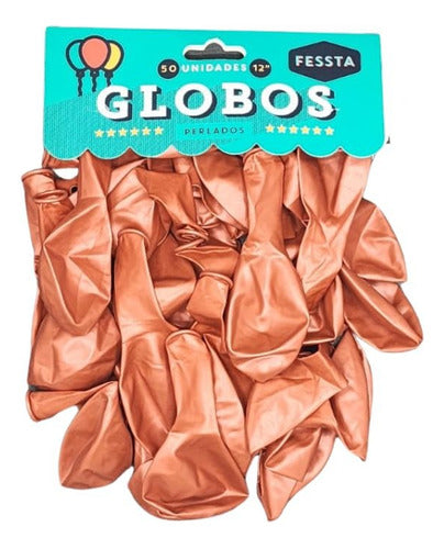 Generic Pearl Copper Balloons X50 0