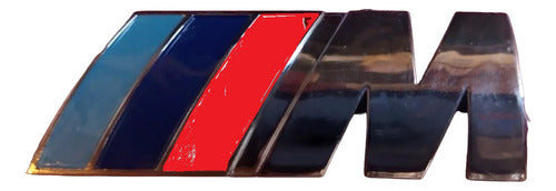 BMW M Motorsport Chrome Universal Self-Adhesive Badge Emblem 0