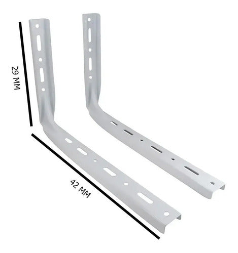 Soporte Para Aire Acondicionado Split Acero 2.5mm 29x42cm 1