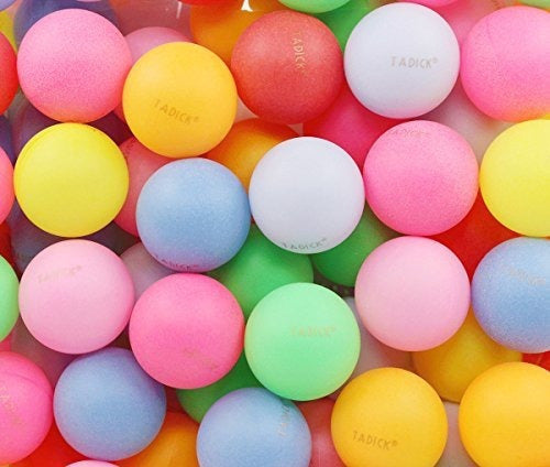 Tadick Beer Ping Pong Balls Assorted Color 6