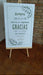 Wooden Wedding Sign 100x70 cm with Easel Included 6