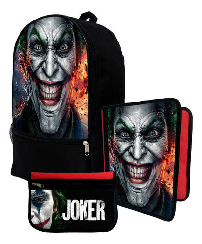 Marro Backpack + Folder Cover + Joker Pencil Case #333 0