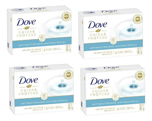 Dove Antibacterial Soap 90g (Pack of 4) 0