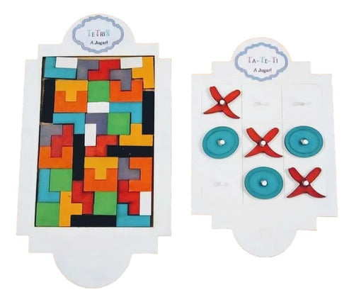 La Olla Ta Te Ti Wooden Educational Strategy Game with Inlays 2