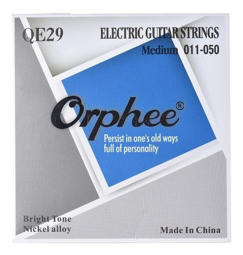 Orphee Encordado Qe29 Guitarra Elect 011-50 Nickel +envio 0