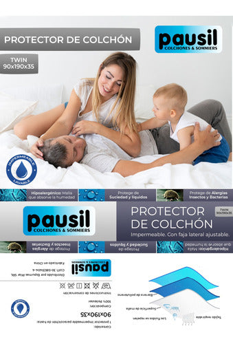 Pausil Twin Waterproof Mattress Protector 2