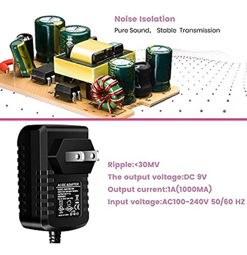 Hui Zhou Shi Lang Yin Ke Ji You Xian Gong Si Adaptador De Fuente De Alimentación De Pedal De Guitarra Pig 1