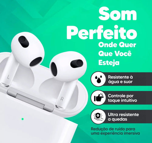 Fone Ouvido iPhone Air Pods Pro 3° Geração Linha Premium 6