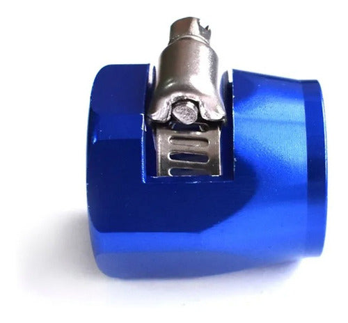 FTX Blue Anodized Hose Terminator Clamp AN 6 0