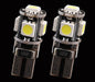 20pcs Canbus Error Libre Blanco T10 5smd 5050 Interior Led B 7