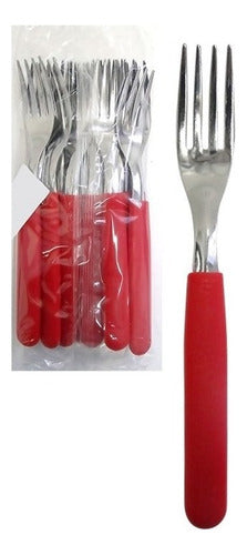 Carol Table Forks Set of 12 Plastic Handle 3