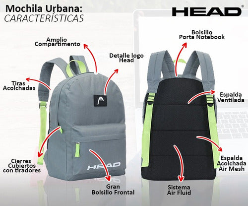 Urban School Sporty Backpack Wide Original Sale New 3
