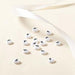 Ph Pandahall White Round Beads with Black Letter F x 100u 7mm 2