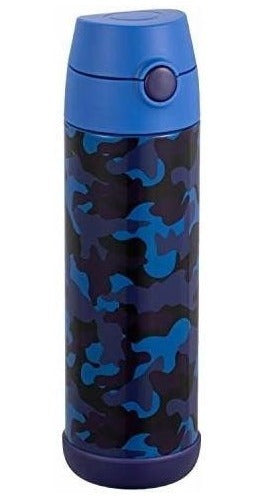 Snug Termo Aislado De Acero Inoxidable Con Pajita Camuflaje 17oz 0