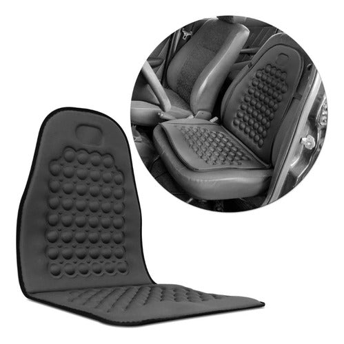 Black Magnetic Massage Car Seat and Back Cover 6
