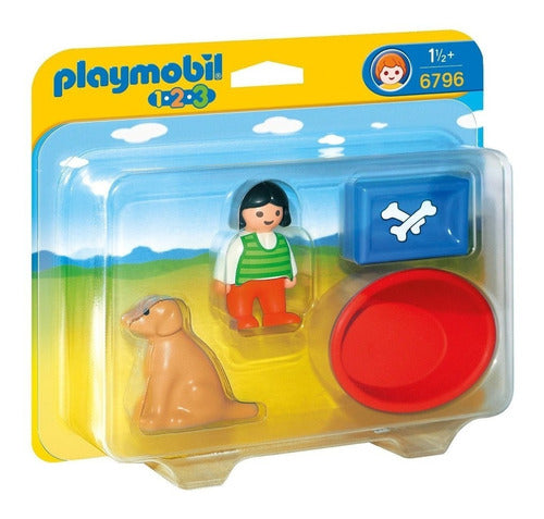 Playmobil 123  Niña Con Perro 6796 Oferta!!! 0