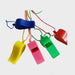 Mi Souvenir 12 Colorful Toy Whistles with Cord for Piñata 1