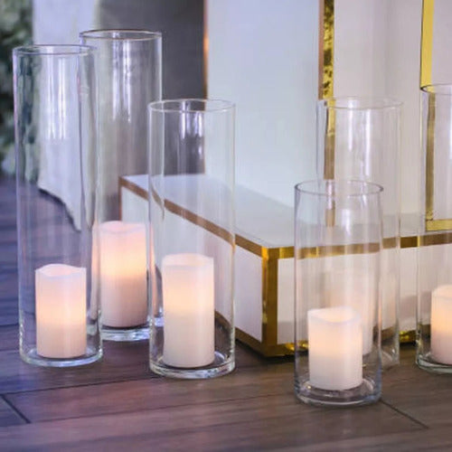 LED Pillar Candle with Moving Flame 21 cm 7