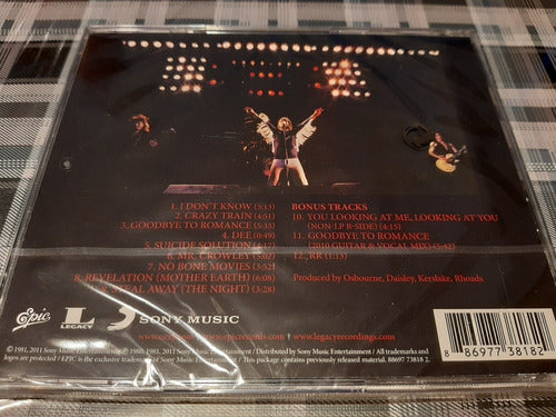 Ozzy Osbourne - Blizzard Of Ozz - Cd Importado Nuevo C/bonus 1