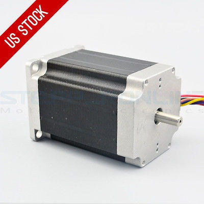 StepperOnline Us Ship Nema 23 Stepper Motor 2.83Nm 4A 8 Wires 6.35mm D 2