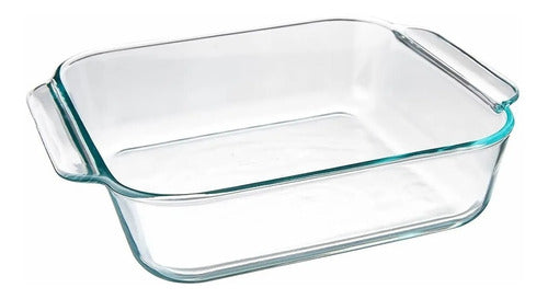 Square Glass Pyrex Basics 1.9 Liters Baking Dish 0