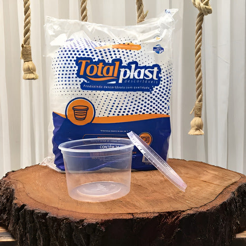 Pote Plástico Descartable 250ml Totalplast - Pack De 24 Unid 2