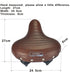 Brown Upanbike Bicycle Seat 1