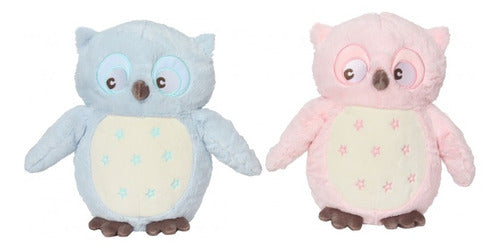 Cresko Plush Owl with Light and Music - 3 Colors 2