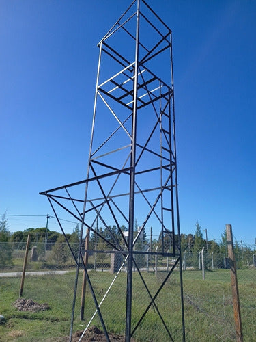Reinforced Water Tower with Solar Water Heater Platform 1