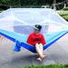 Yaetact Outdoor Hammock with Mosquito Net and Free Tree 2