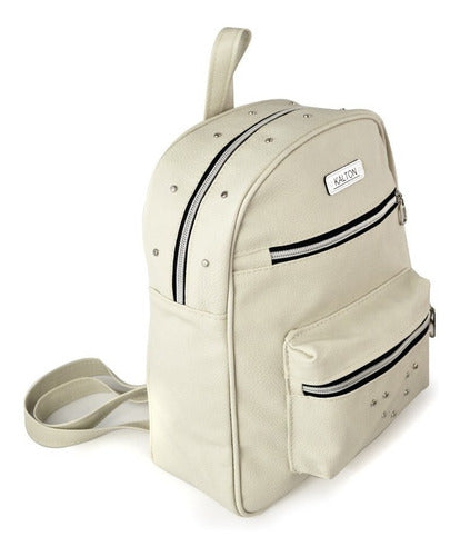Medium Urban Eco-Leather Backpack with Anti-Theft Pocket 13