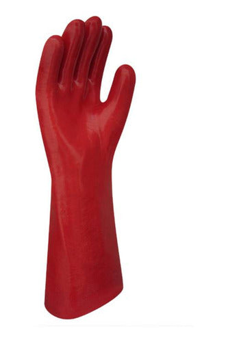 Guplastex PVC Coated Gloves 106L for Acids and Bases 0