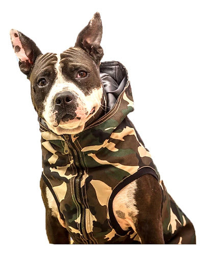 Elecant Military Style Camouflage Dog Jacket for Large Dogs 3