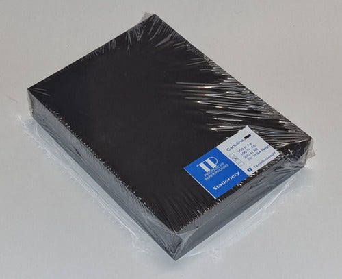 Opalina Pack of 50 A4 Sheets or 100 A5 Sheets in Black 270 Grs 1