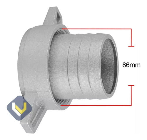 Conector Motobomba 3 Pulgadas Plástico 1